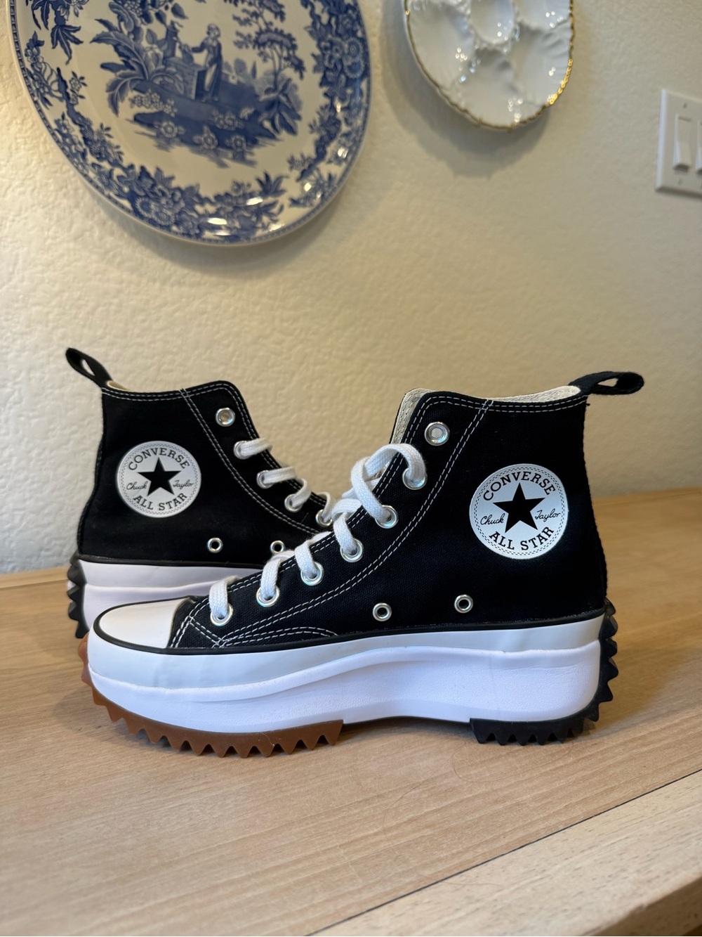 Converse Run Star Hike Platform Black Sneakers
